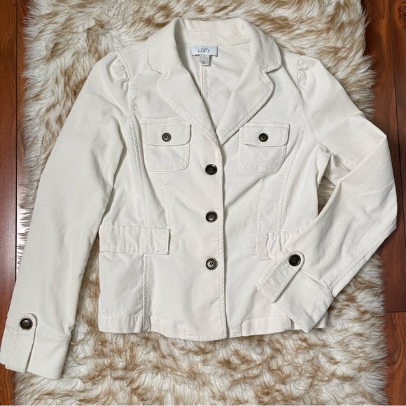 Ann Taylor Loft skinny corduroy jacket - Picture 3 of 7